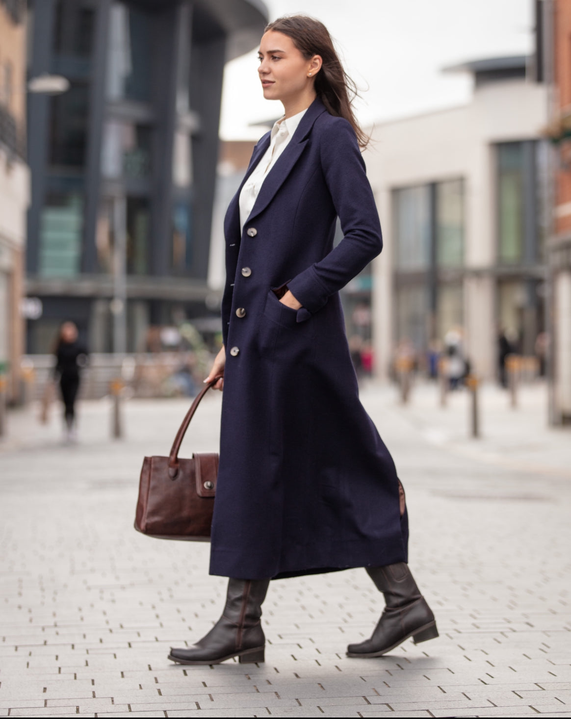 Navy Trench Coat