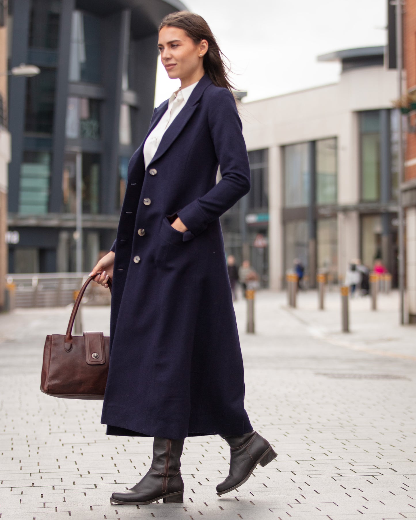 Navy Trench Coat