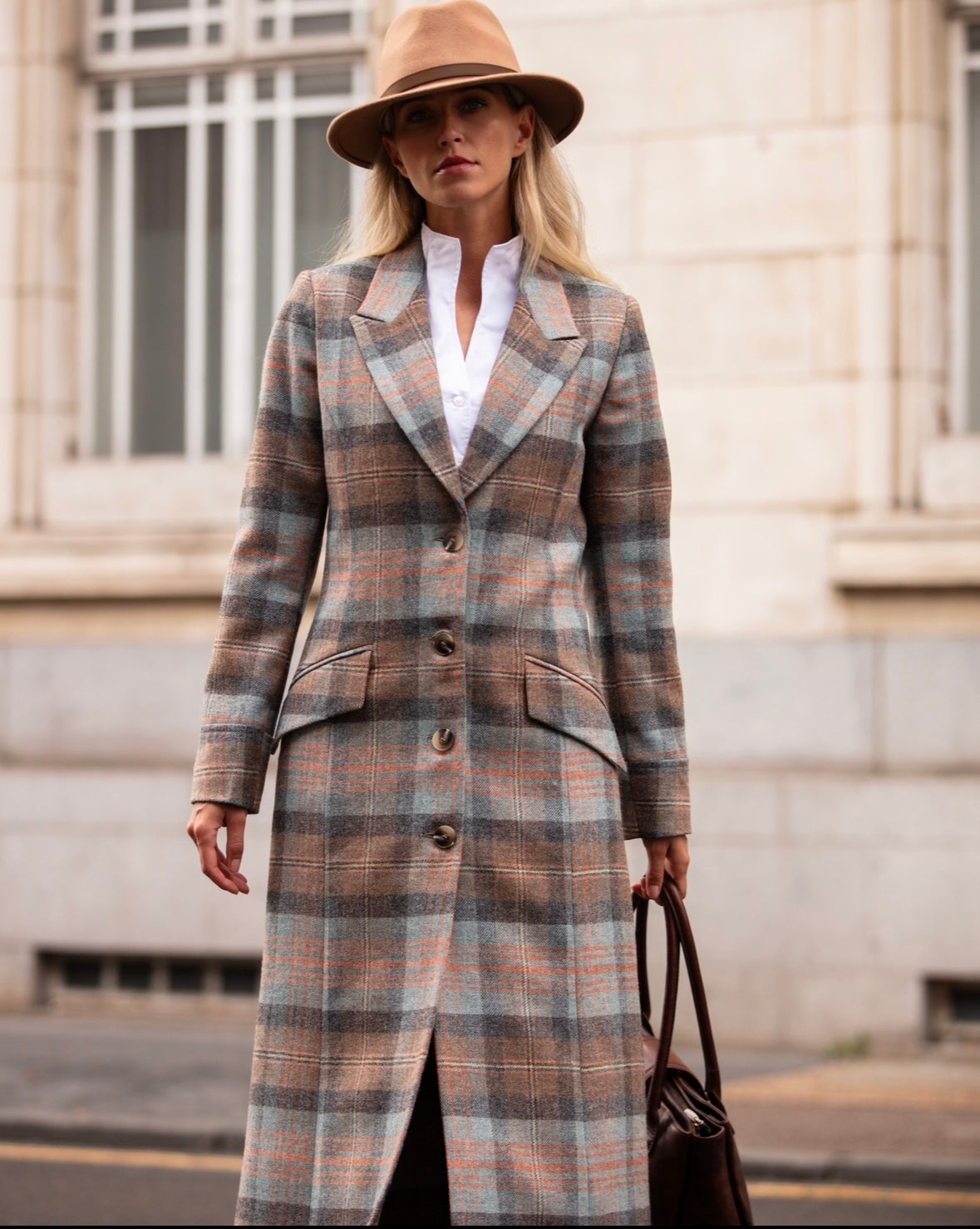Vivian Blue Trench