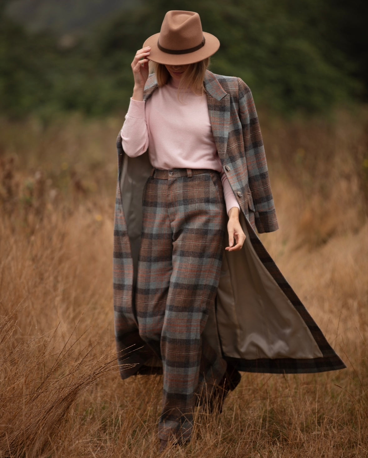Vivian Blue Trench
