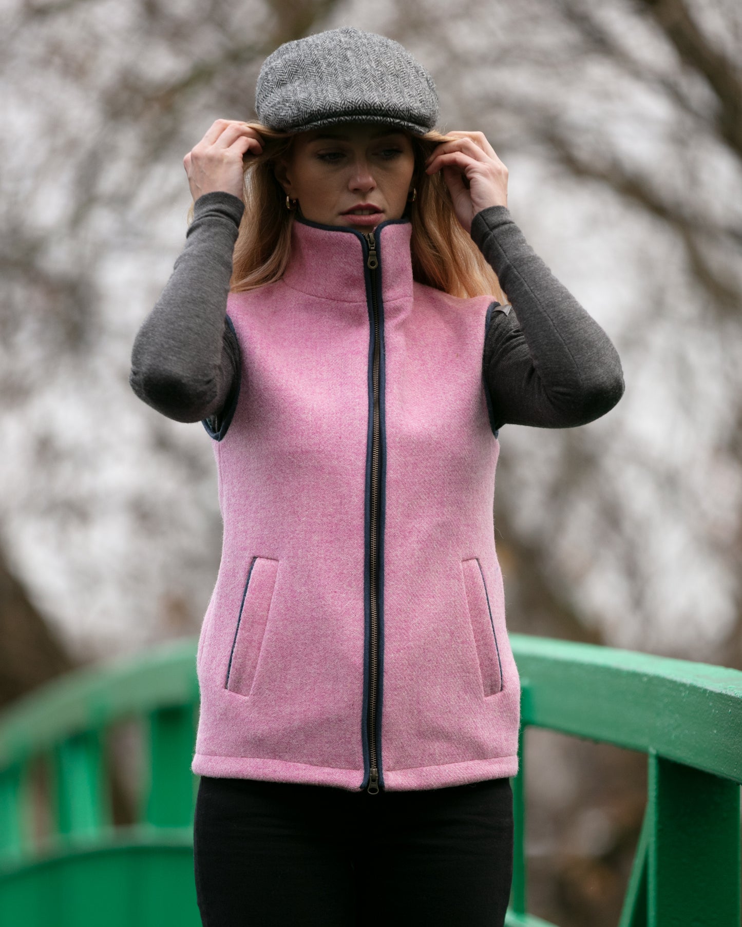 Blush Tweed Gilet Limited Edition