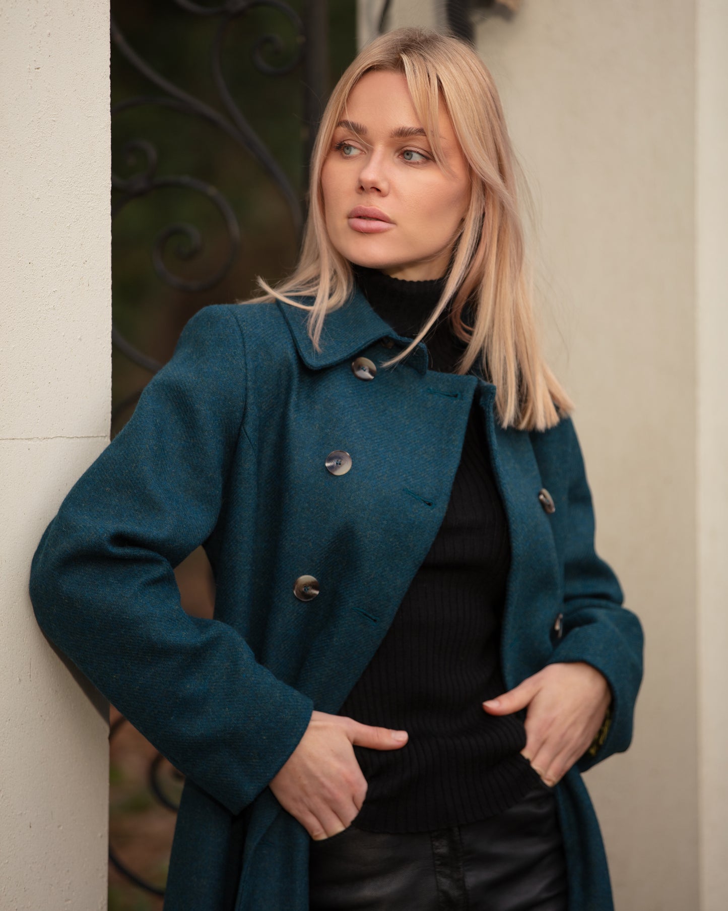 Petrol Trench Coat