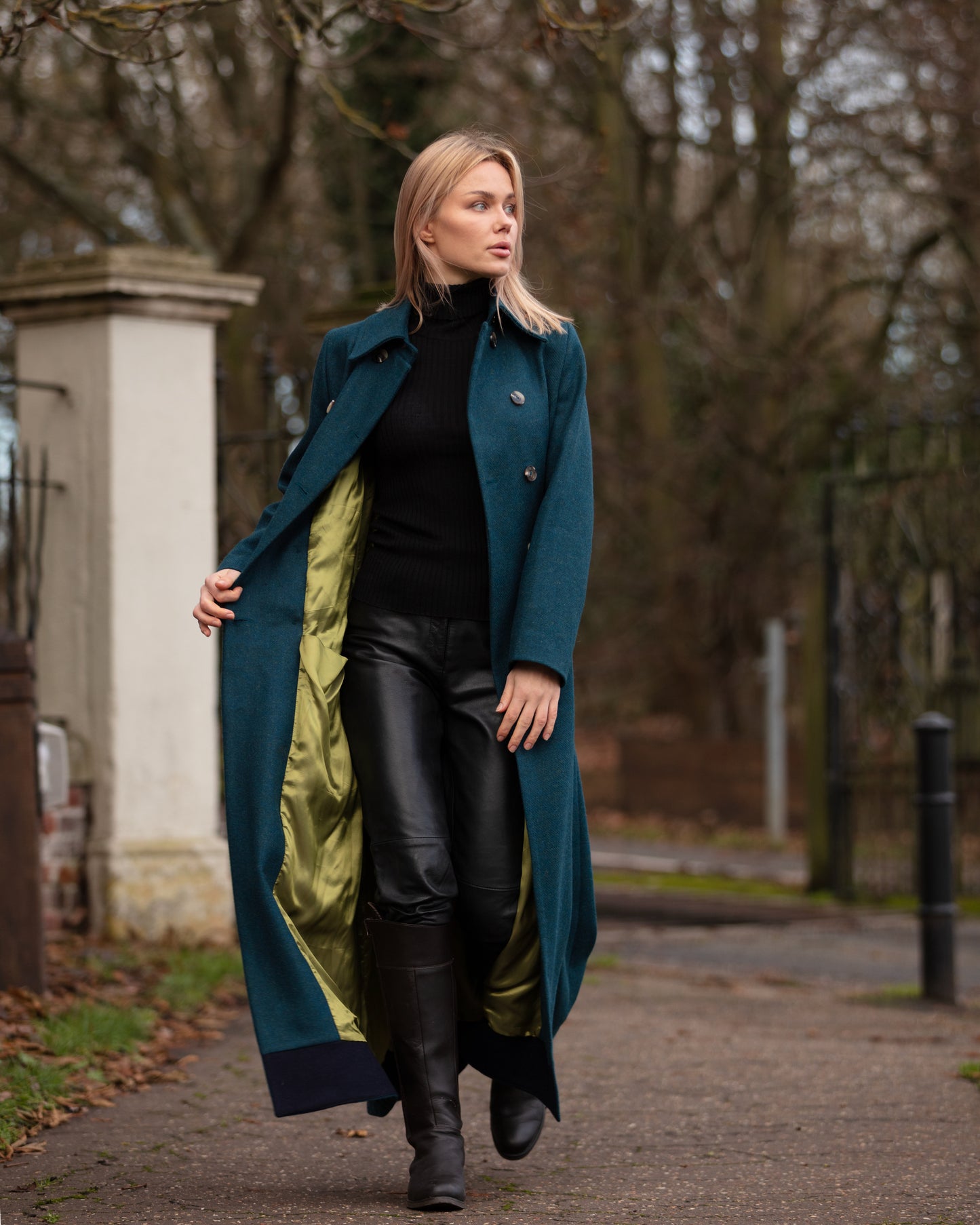 Petrol Trench Coat