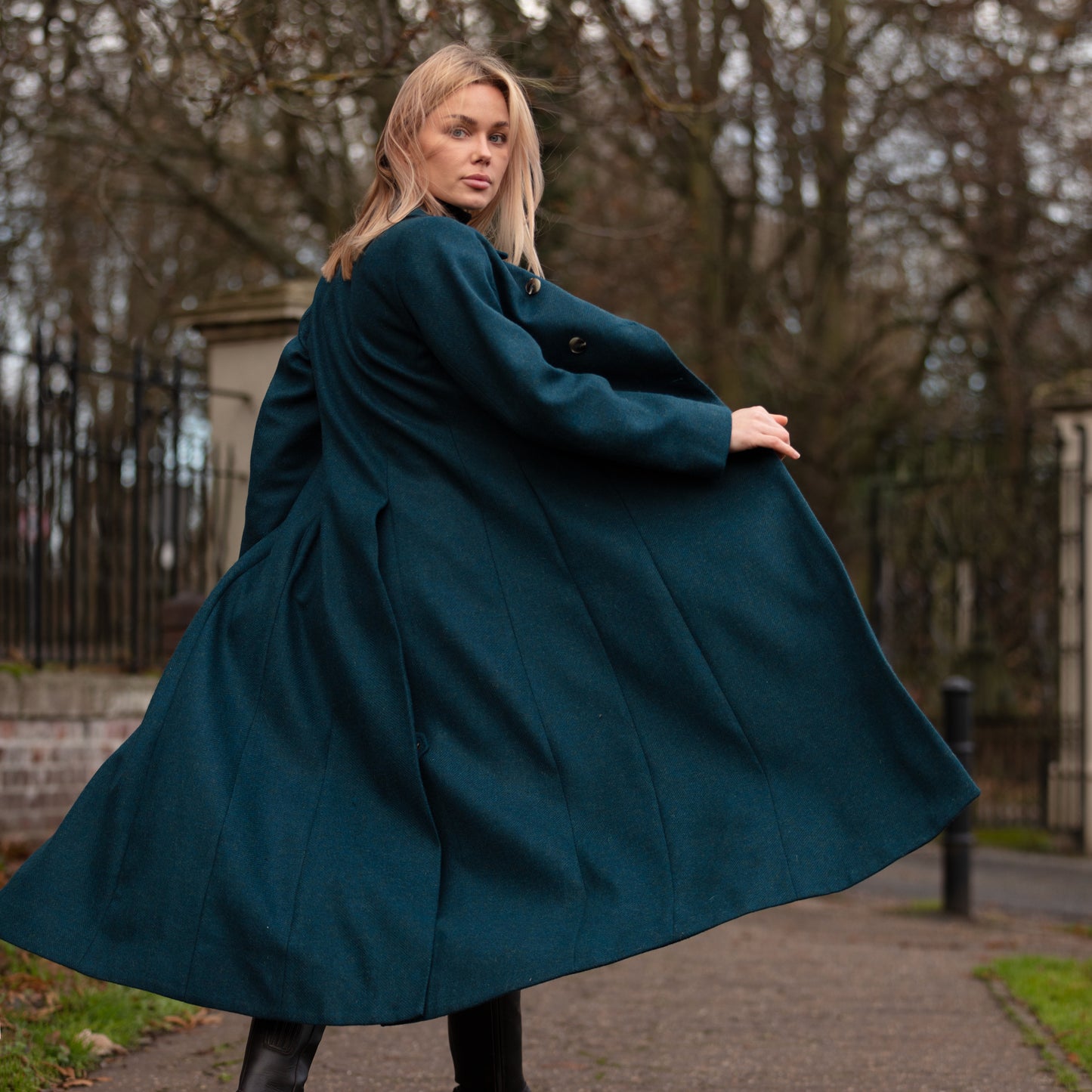 Petrol Trench Coat