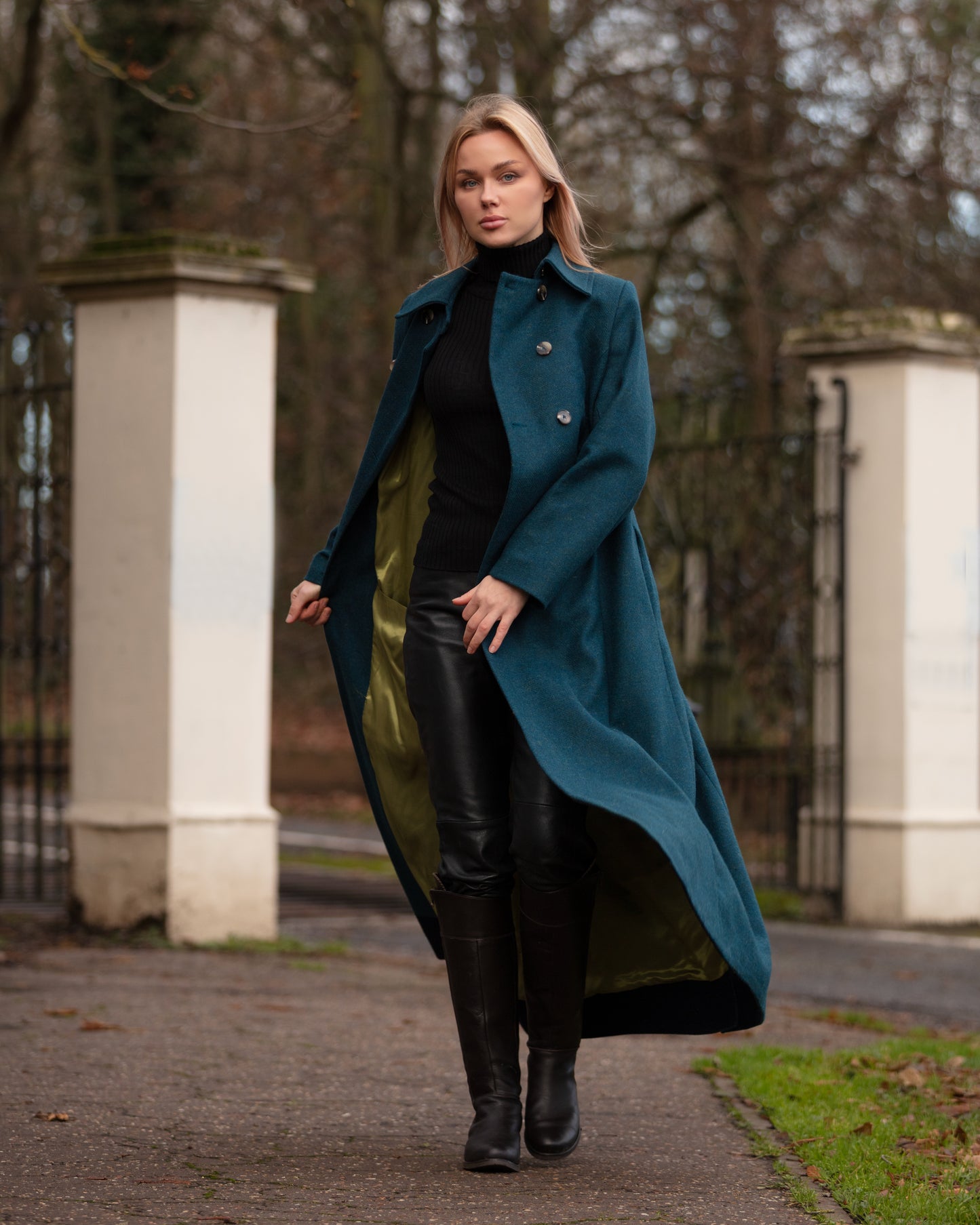 Petrol Trench Coat