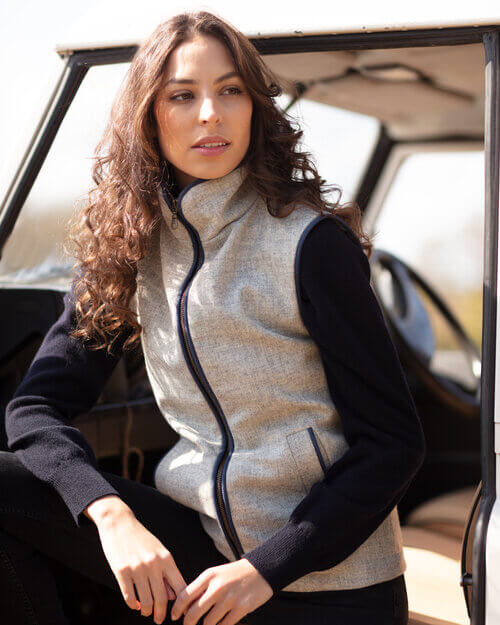 Grey Tweed Waistcoat