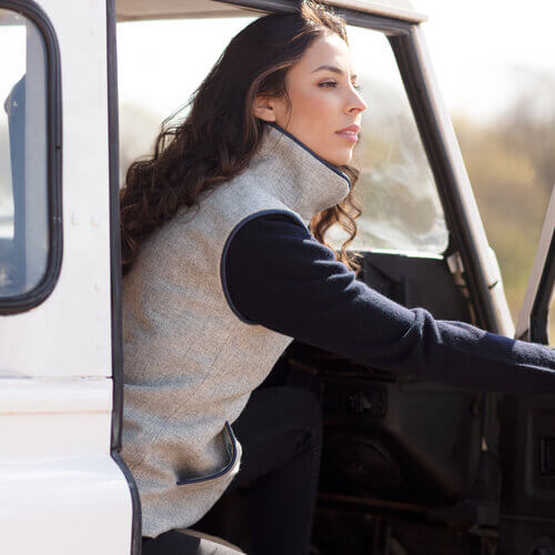 Grey Tweed Waistcoat