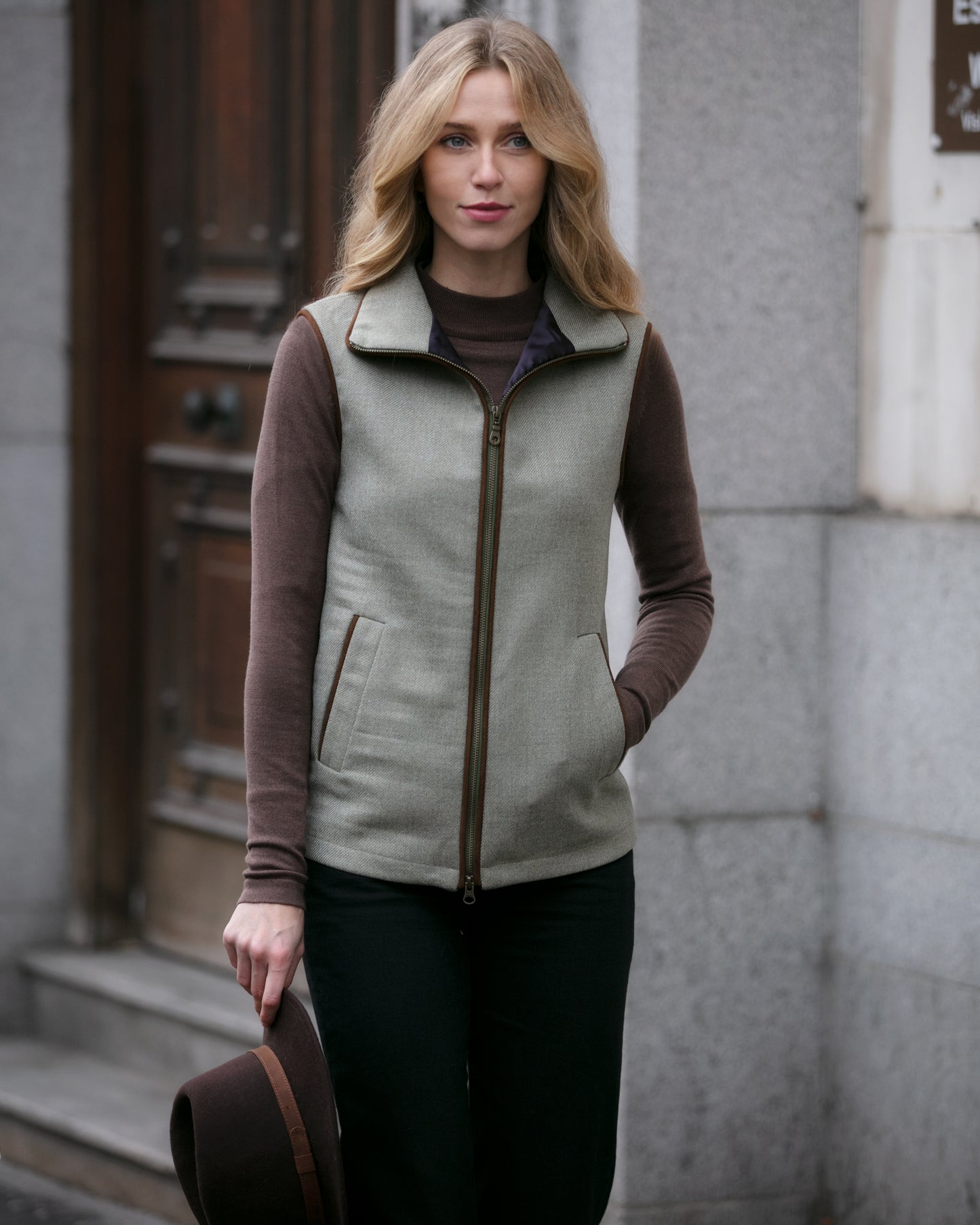 Olive Tweed Gilet - Limited Edition